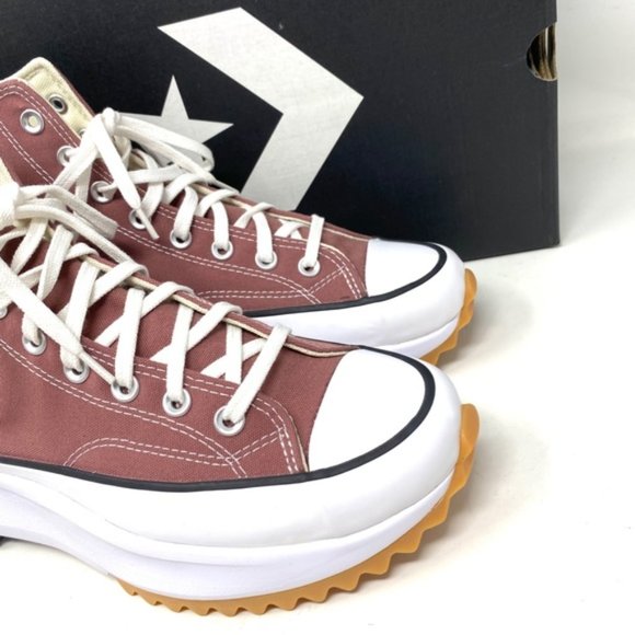 Converse Run Star Hike Platform Shoe For Men Canvas Saddle High Sneakers A00852C - Picture 9 of 11